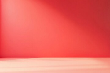 Wall Mural - striking dark red gradient background with soft shadows and dramatic lighting