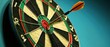 © Fox - The image shows a dartboard with a dart in the bullseye, symbolizing precision, commitment, and focus needed to achieve lifes goals through thorough planning and relentless determination