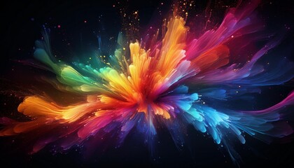 Canvas Print - abstract fractal background