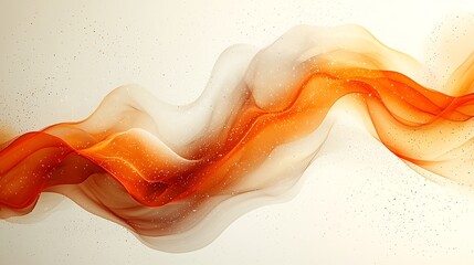 Wall Mural - blending geometric shapes in a gradient abstract background with soft curves and fluid motion