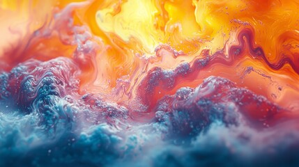 Wall Mural - A bright, colorful, and fun abstract background design with pink and purple colors.