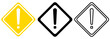 © Ilhamdh - attention sign, danger warning, vector illustration