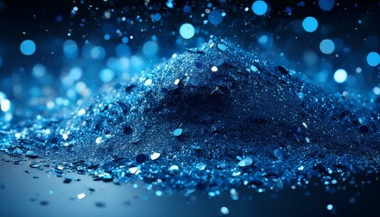 Wall Mural - blue color on a glass