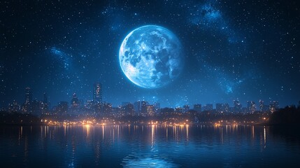 Wall Mural - a lifelike portrayal of mars in space, featuring the milky way galaxy in the background.
