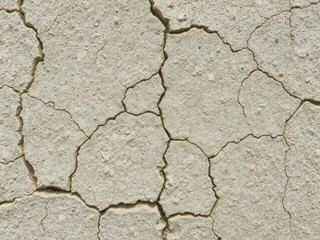 close-up of a weathered stony textured surface with cracks and rough edges, cracks