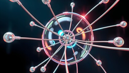 Canvas Print - Atomic Ballet, Interconnected Dreams