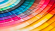 © mahamad - Close-up of a color guide for design and printing