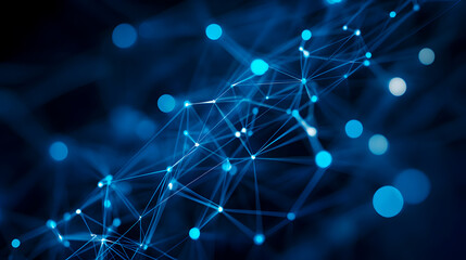 Wall Mural - A background representing connection technologies.