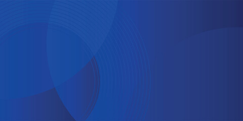 Wall Mural - abstract blue gradient geometric shapes background. vector illustration, modern circles.