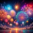 © Ariful - Colorful fireworks lighting the night sky