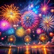 © Ariful - Colorful fireworks lighting the night sky