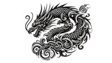 TRIBAL TATOO トライバル タトゥ 刺青 和柄 龍 Dragon