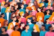 © NeedMoreMars - Vibrant and Diverse Crowd Illustration Perfect for Promoting Unity, Inclusivity, and Community Engagement in Marketing Campaigns