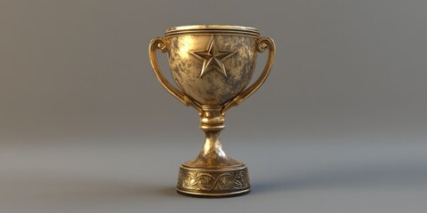 Wall Mural - Golden Trophy Tabletop