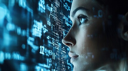 Woman and Digital Code: Exploring the Future of Technology