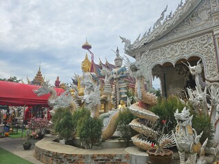 Thai Temple architecture wat Rangmun