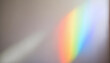 © Uuganbayar - Surreal aura rainbow laser light refraction texture overlay effect on white wall
