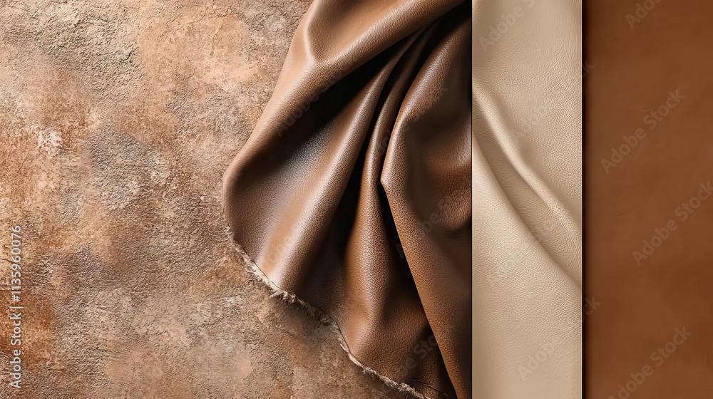 Mocha Mousse Dupioni Silk Fabric main image 0