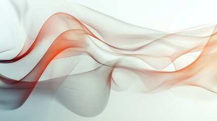 Wall Mural - A futuristic abstract background with smooth color transitions and flowing lines.