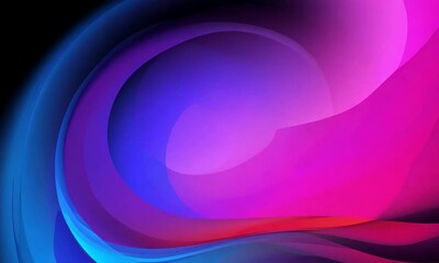 Wall Mural - animation colorful twirl gradient flowing wave smooth dynamic lines