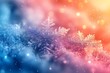 © THE IZEL ART - pastel color tiny snowflakes design. christmas design, festive art