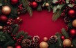 © Антон Федченко - christmas new year red background