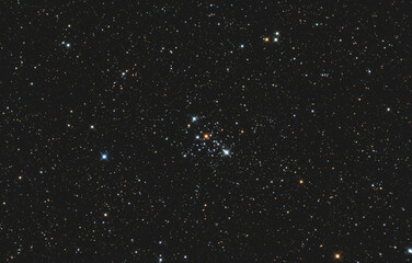 Wall Mural - globular cluster messier 103 in cassiopeia constellation, taken with amateur telescope.