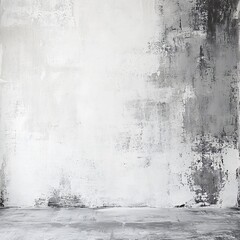 Wall Mural - Abstract Gray and White Wall Texture Room Background