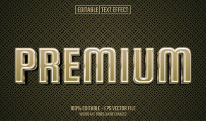Wall Mural - premium editable text effect