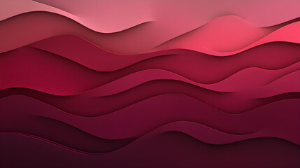 Wall Mural - abstract red background with wavy texture and beautiful gradient.