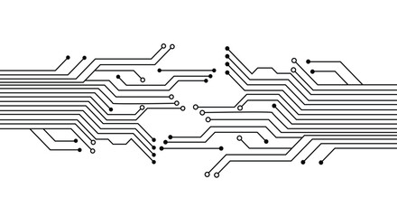 abstract background with technology circuit board texture. electronic motherboard illustration. vect