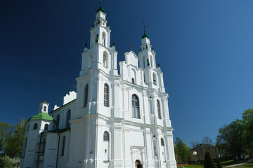 Wall Mural - church against the blue sky, Polotsk, Belarus