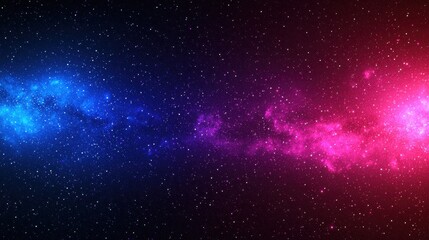 Wall Mural - Stunning Cosmic Background with Vibrant Blue and Pink Nebulae