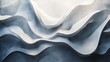© HISTOCK - Abstract blue and white wavy pattern creating a stunning visual effect