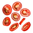 © LightCraft - Sliced tomatoes floating in creative arrangement