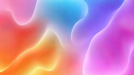 Wall Mural - Abstract colorful wave background texture in vibrant hues of blue, pink, and orange, perfect for design projects.