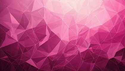 Canvas Print - pattern background low poly texture pink