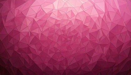 Canvas Print - pattern background low poly texture pink