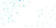 © Splashes - Blue network. futuristic connection technology background with dots and lines for desktop. Structure molecule and communication. Template for science and technology presentation, Vector illustration.