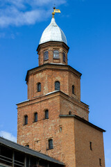 Wall Mural - One of the towers on the fortress wall. Veliky Novgorod Kremlin.