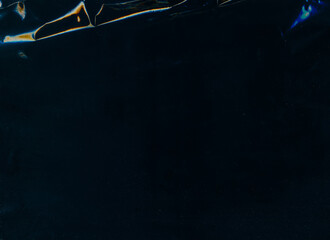 Wall Mural - retro film overlay. dust scratch texture. blue orange color light flare defect wrinkled crumpled old