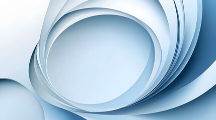 Wall Mural - abstract blue swirling layers design background