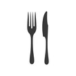 © Ramdevpir - Fork and Knife Icon Set Vector illustration in black