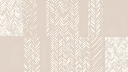abstract beige and white herringbone pattern design