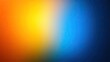 © Sumet - Abstract gradient background featuring a smooth transition from vibrant orange on the left side to calming blue on the right side, perfect for modern design applications and artistic projects.