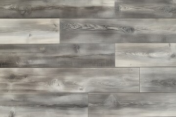 Wall Mural - Gray and White Wood Grain Paneling