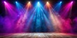 © Jotch - Moody stage light background with dramatic shadows and vibrant colors, moody, stage, light, background, dramatic