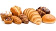 © theerachai - Delicious Bakery Breads Croissant Loaf Bun Pastry Assortment