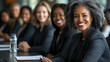 © Jutharat - Confident Businesswomen Team Meeting; Successful Group Portrait of Diverse Female Executives in a Corporate Setting