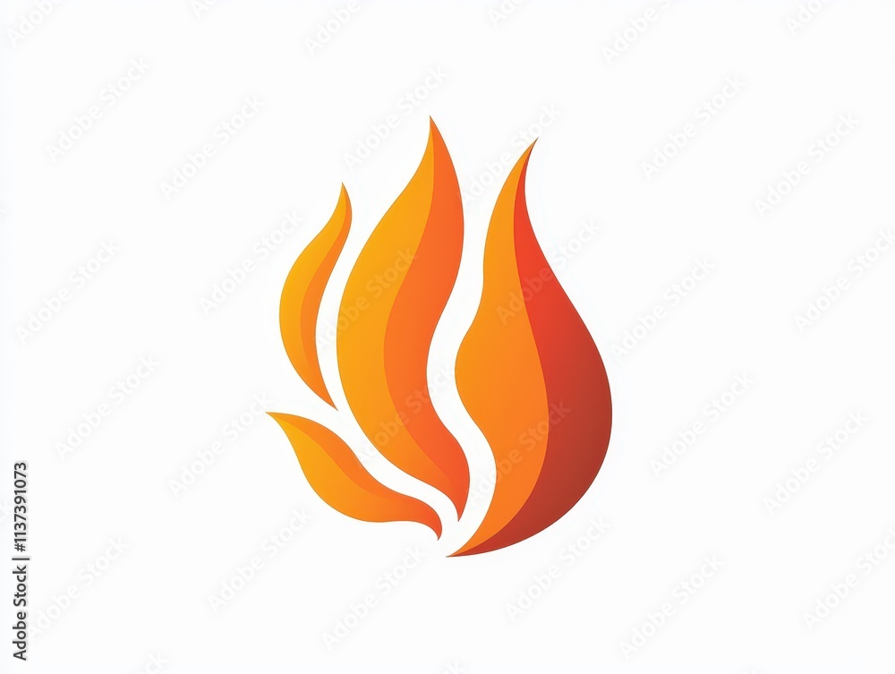 Fire flame logo modern flames logotype symbol icon design isolated on ...